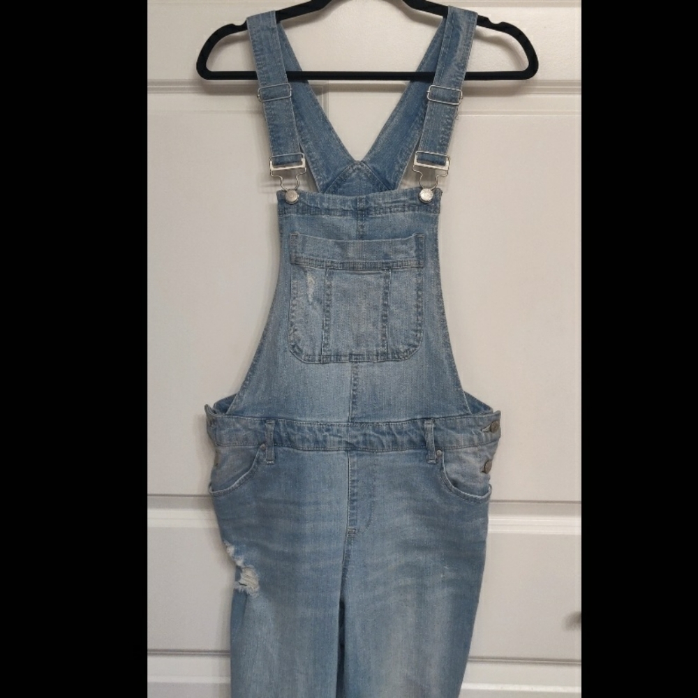 Light Denim Overalls - Blue Spice